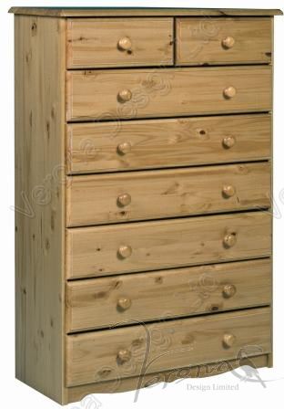 Verona Chest of Drawers 6 + 2 Drawer| Antique